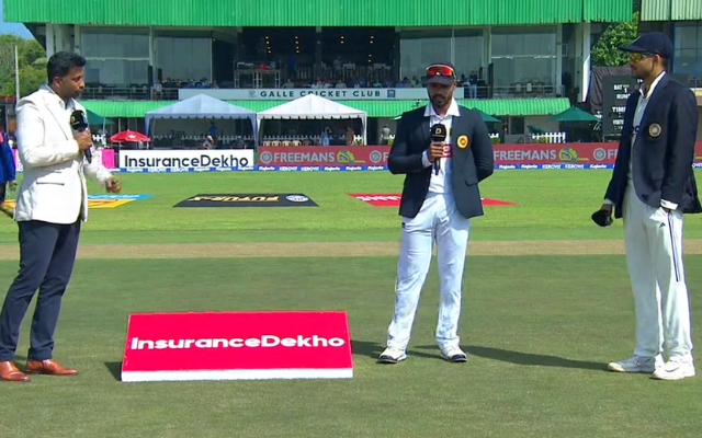 SL vs IND, 1st Test: India Opted to bat first (image via SonyLiv)