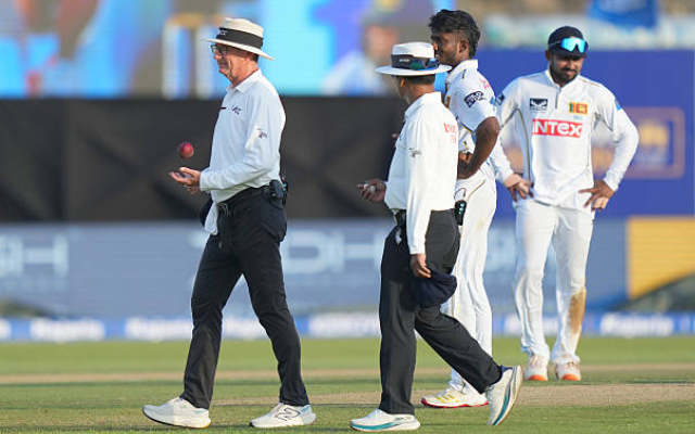 SL vs IND 2026: Umpire Rod Tucker Misses Day 3 in Galle Due to Illness; Raveendra Wimalasiri Steps In (image via getty)