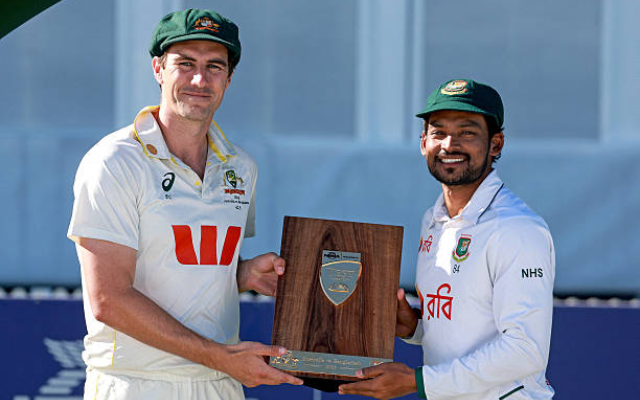 AUS vs BAN: Australia won by an innings and 51 runs; two-match series drawn 1-1 (image via getty)