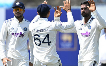 SL vs IND 1st Test, Day 3 highlights (image via getty)