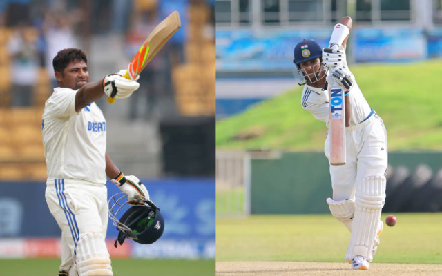 SL vs IND: Shaik Rasheed and Sarfaraz Khan Emerge as Top Candidates to Replace Injured Sai Sudharsan in India Test Squad (image via X)