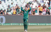 Matthew Breetzke Becomes Fastest to 800 ODI Runs with Historic Durban Ton (image via getty)