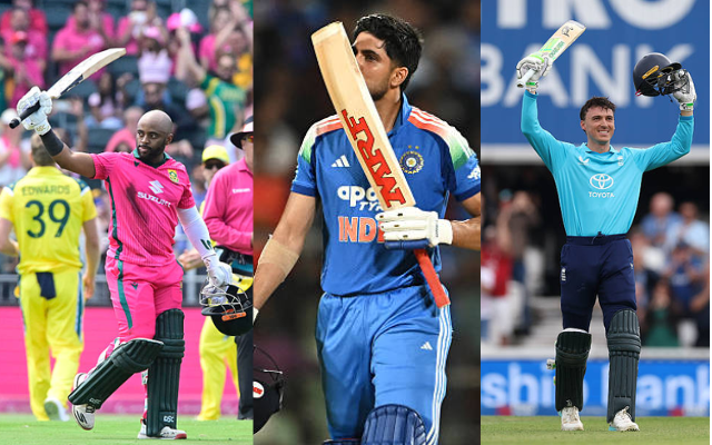 Six ODI Centuries Scored in a Single Day Across Three Continents (image via getty)