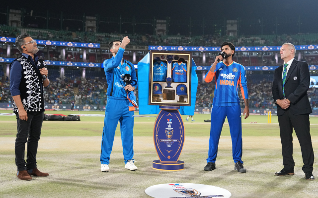 AFG vs IND 1st T20I: India opted to bowl first (image via X)