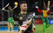 Top 5 Fastest Centuries in CPL History (image via getty)