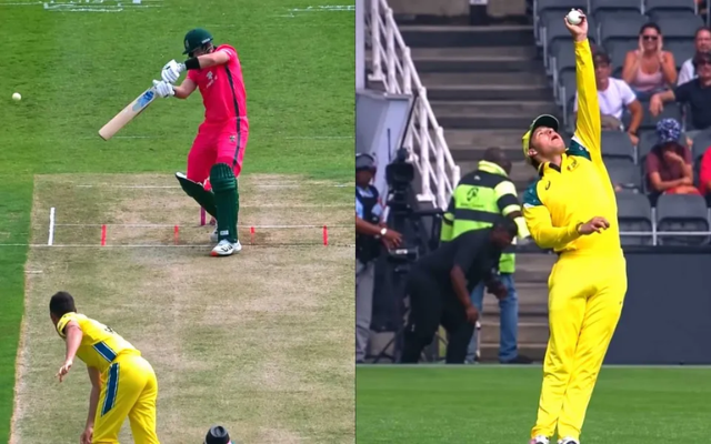 Cooper Connolly Pulls Off Stunning One-Handed Catch to Dismiss Aiden Markram for a First-Ball Duck (image via X)