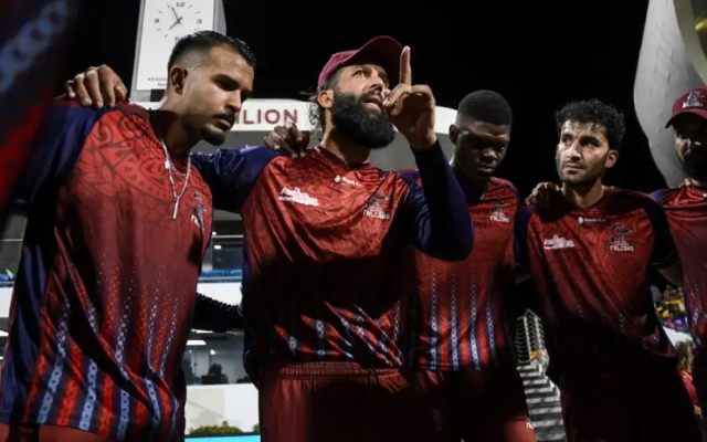 Moeen Ali Credits MS Dhoni for Maiden CPL Triumph with Falcons (image via X)