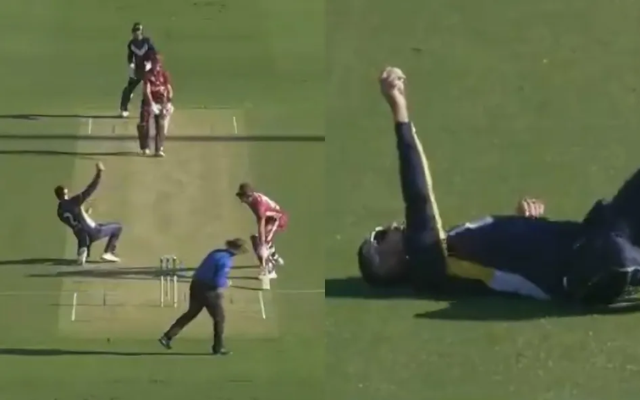 Matt Short Stuns Marnus Labuschagne with Spectacular First-Ball Caught-and-Bowled Screamer (image via X)