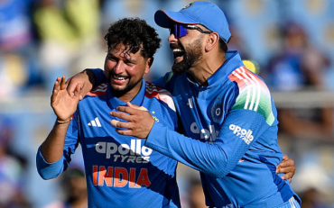 Parthiv Patel lauds Kuldeep Yadav four-wicket haul against West Indies (image via getty)