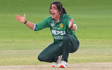 ICC Fines Pakistan Captain Fatima Sana for Code of Conduct Breach in Women's Asia Cup Clash vs India (image via getty)