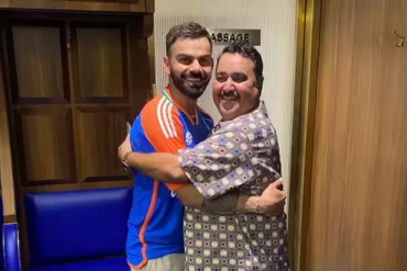 Rajkumar Sharma and Virat Kohli (Image credit Twitter - X)