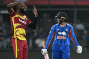 Shamar Springer and Abhishek Sharma (Image credit Twitter - X)