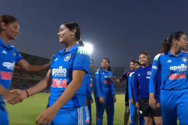 IND W vs ZIM W: Harmanpreet Kaur-Smriti Mandhana 'no handshake' video goes viral following victory over Zimbabwe (Image credit Twitter - X)