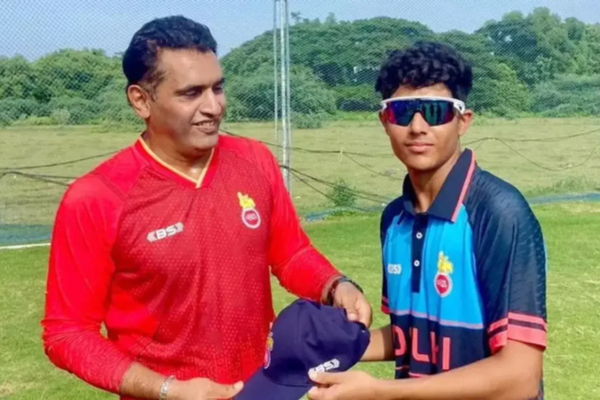 Aaryavir Sehwag Vinoo Mankad (Image credit Twitter - X)
