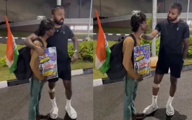 Lucknow Fan Walks Nearly 2,400 km to Meet Hardik Pandya (image via X)