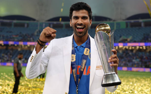 Washington Sundar Net Worth at 27 (image via getty)
