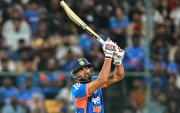 Naman Dhir Explosive Finish Drew Hardik Pandya Comparisons from Aakash Chopra (image via getty)