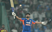 Shreyas Iyer Smashes 42-Ball Century Against West Indies, Surpasses Virat Kohli’s T20I Record (image via getty)