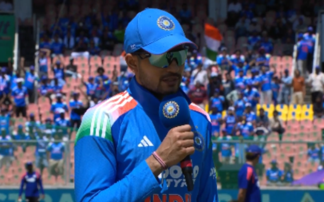 IND vs WI 2026, 3rd ODI: India opted to bat first (image via X)