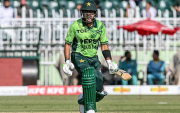 Babar Azam Completes 16,000 International Runs (image via getty)