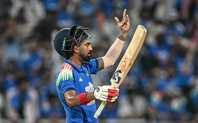 IND vs WI: KL Rahul Smashes 80-Ball Ton (image via getty)
